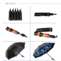 Personalisierter Doppelqualitäts-faltender Regenschirm - Bogen 95.5CM